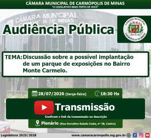 Transmissão da Audiência Pública (28/07/2026)