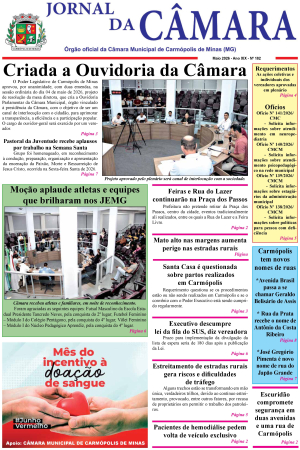 Jornal da Câmara - Maio/2026