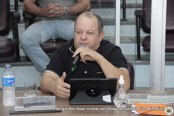 Vereador comunica visita de deputado a Carmópolis de Minas