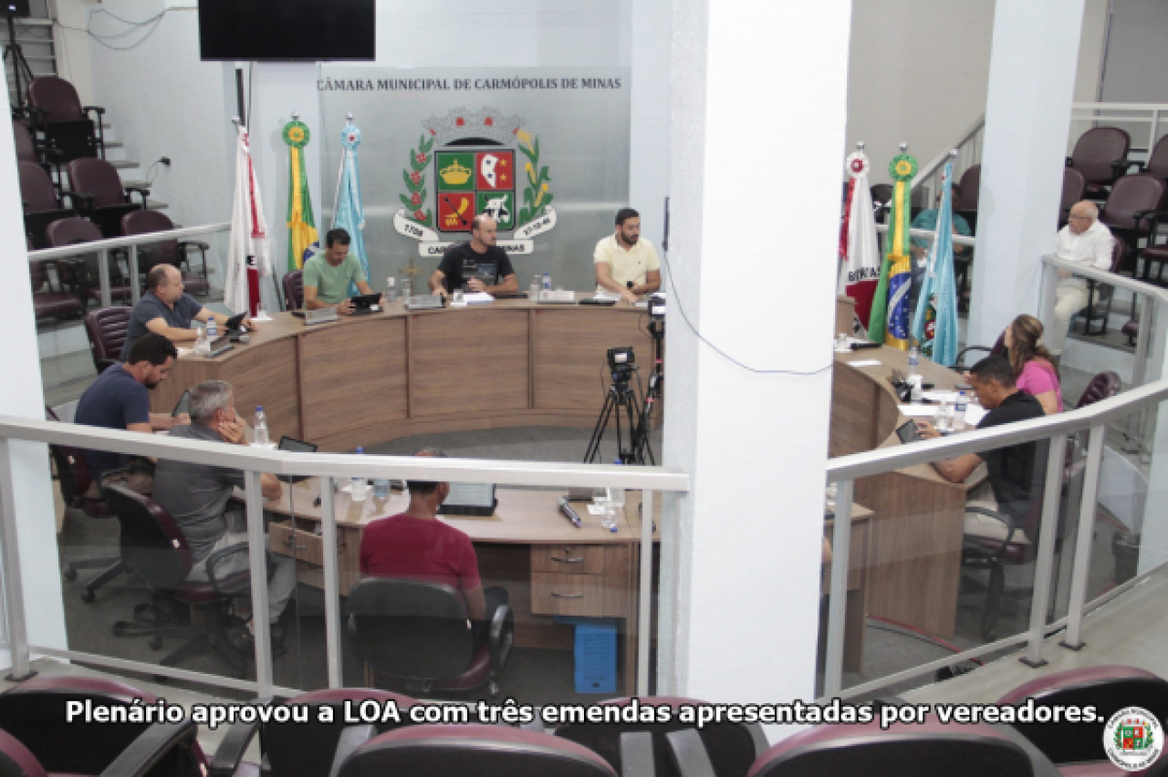Orçamento de Carmópolis de Minas para 2026 será de R$ 118 milhões